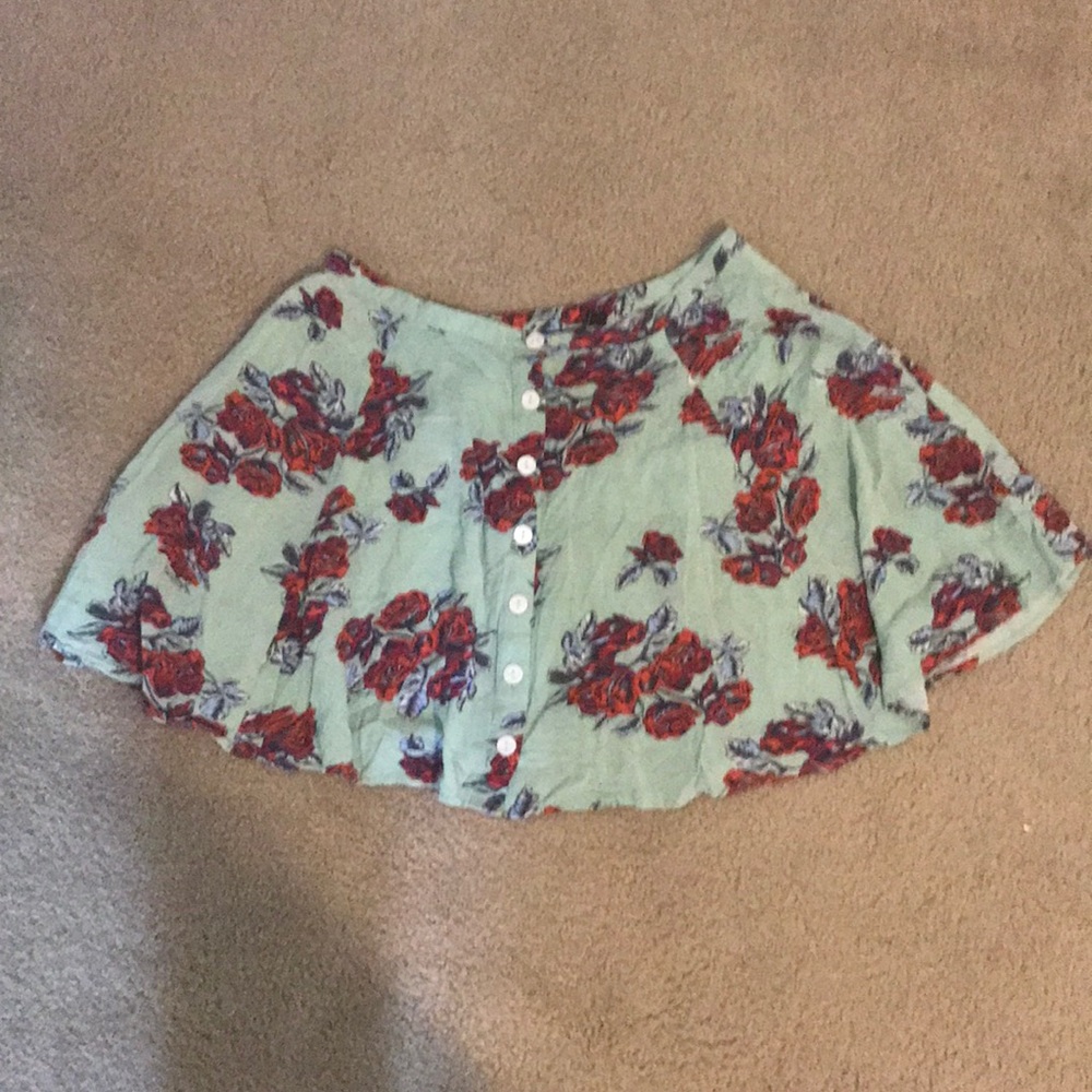 Flowy Floral Skirt